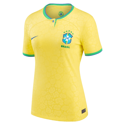 Camisa Brasil Home 2022 Feminina Nike - Amarela - Futgrife - Camisas de Time de Futebol