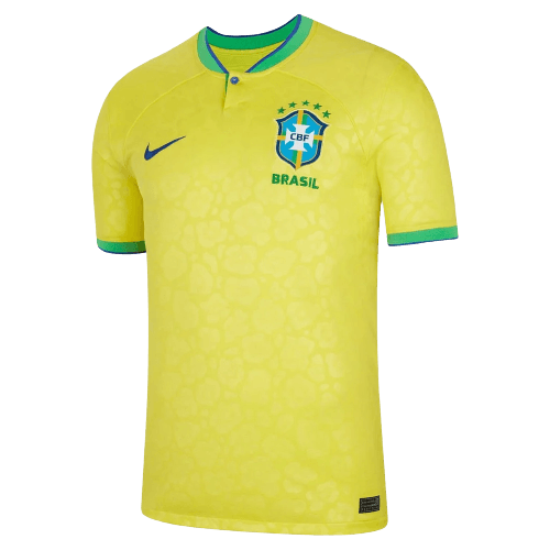 Camisa Brasil Home 2022 Torcedor Nike - Amarela - Futgrife - Camisas de Time de Futebol