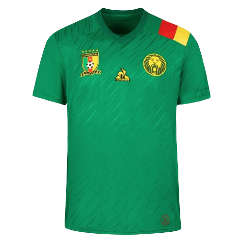 Camisa Camarões Home 2022 Torcedor Le Coq - Verde - Futgrife - Camisas de Time de Futebol