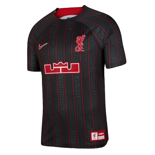 Camisa Liverpool Leblon James 2023 Torcedor Nike - Preta - Futgrife - Camisas de Time de Futebol